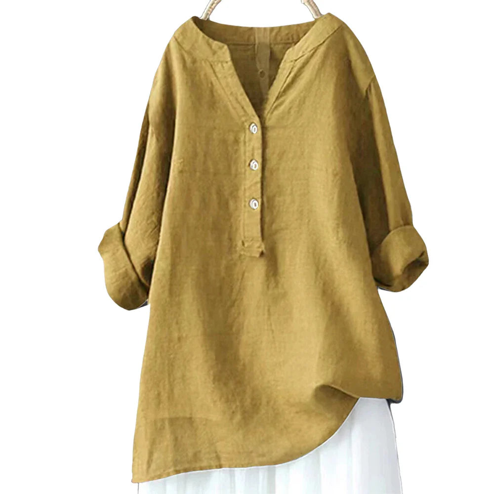 Stilla | Kvinders Bluse Linned Trøje 5xl Mode Designer Langærmede Toppe (plus Størrelse)