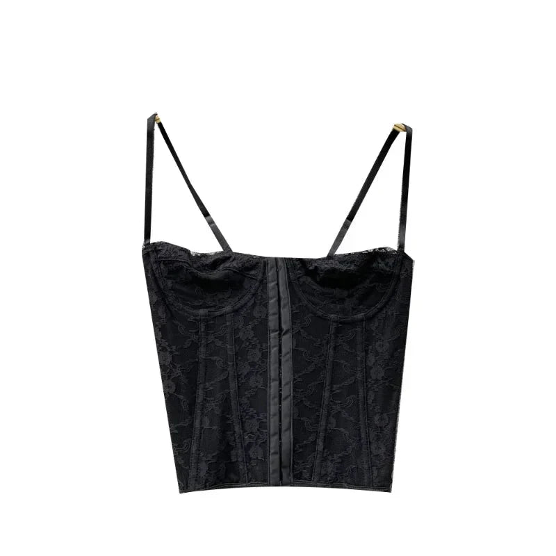 Stilla | Designer Blonde Korsæt Crop Tops Toppe