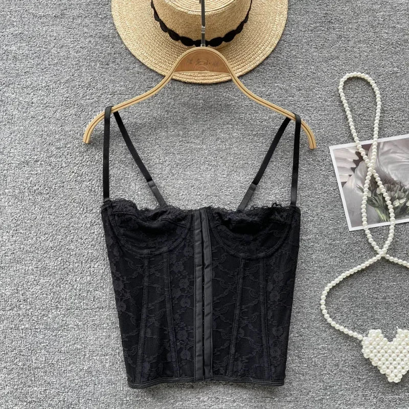 Stilla | Designer Blonde Korsæt Crop Tops Toppe
