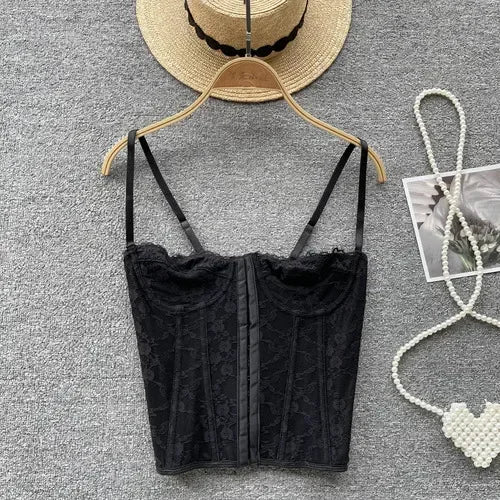 Stilla | Designer Blonde Korsæt Crop Tops Toppe