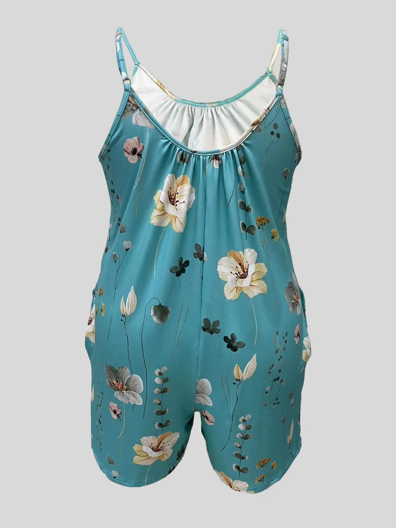 Stilla | Kvinder's Blomster Designer Mode 2 6xl Rompere Jumpsuits (plus Størrelse)
