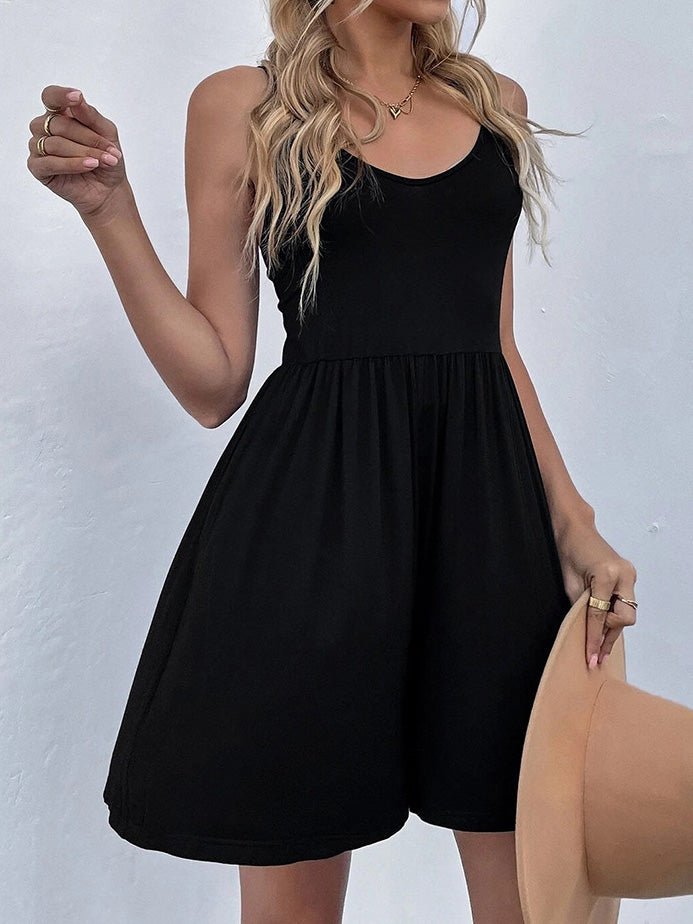 Stilla | Kvinders Jumpsuits Sling Lomme Ærmeløs Jumpsuit