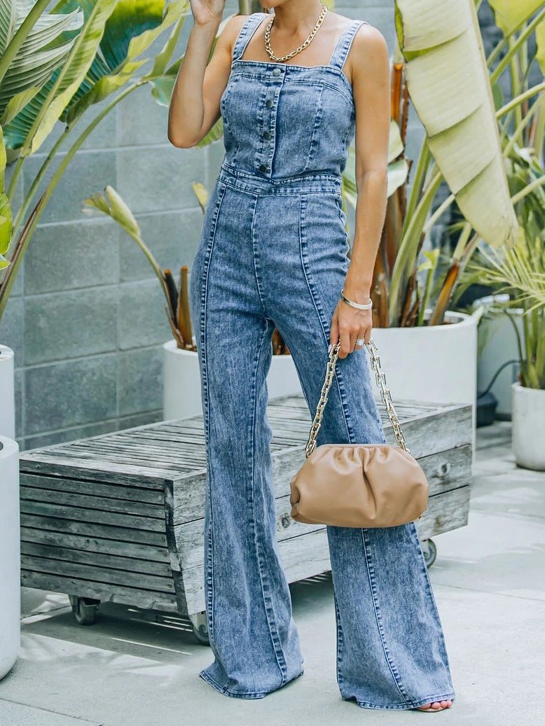 Stilla | Dame Jumpsuits Vasket Micro Flare Strop Jumpsuit