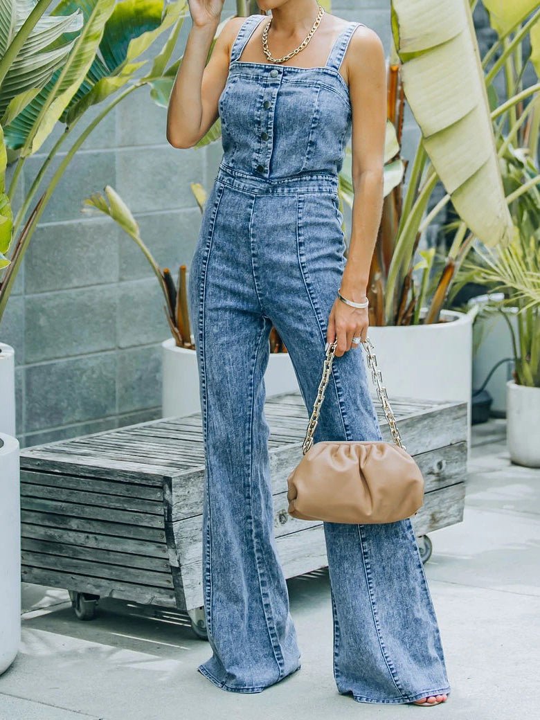 Stilla | Dame Jumpsuits Vasket Micro Flare Strop Jumpsuit