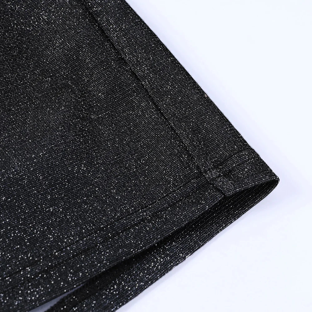 Stilla | Kvinders Snøre Op Bodycon Pailletter Mode Designer Kjoler (kort)