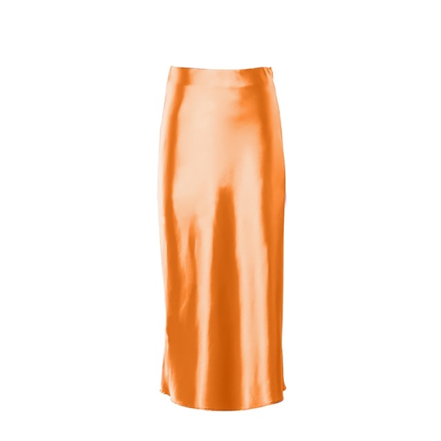 Stilla | Kvinders Kontor Mode Designer Satin Nederdele (midi)