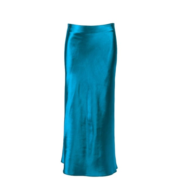 Stilla | Kvinders Kontor Mode Designer Satin Nederdele (midi)