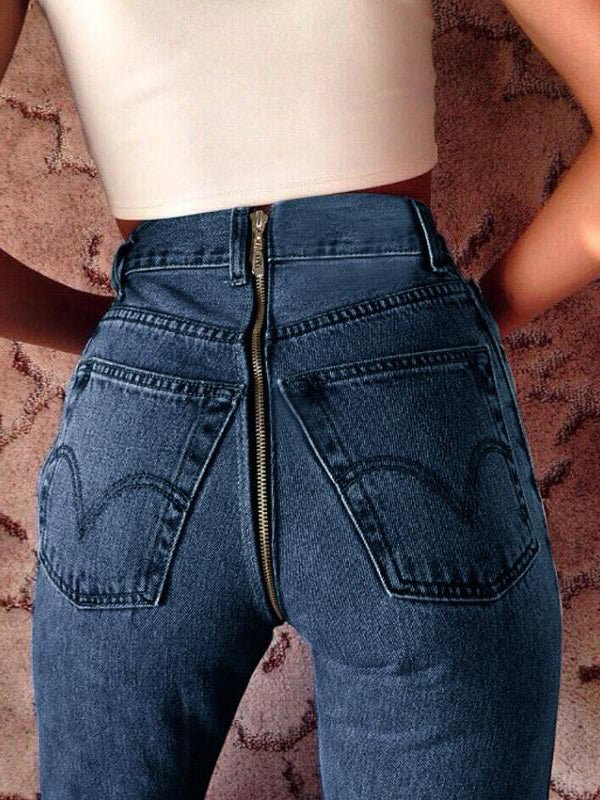 Stilla | Kvinders Bukser Sexy Bag Lynlås Blyant Jeans