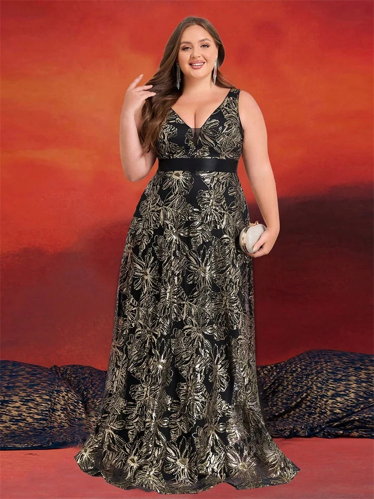 Stilla | Kvinders Prom Cocktail Mode Designer 2 4xl Lange Kjoler (plus Størrelse)