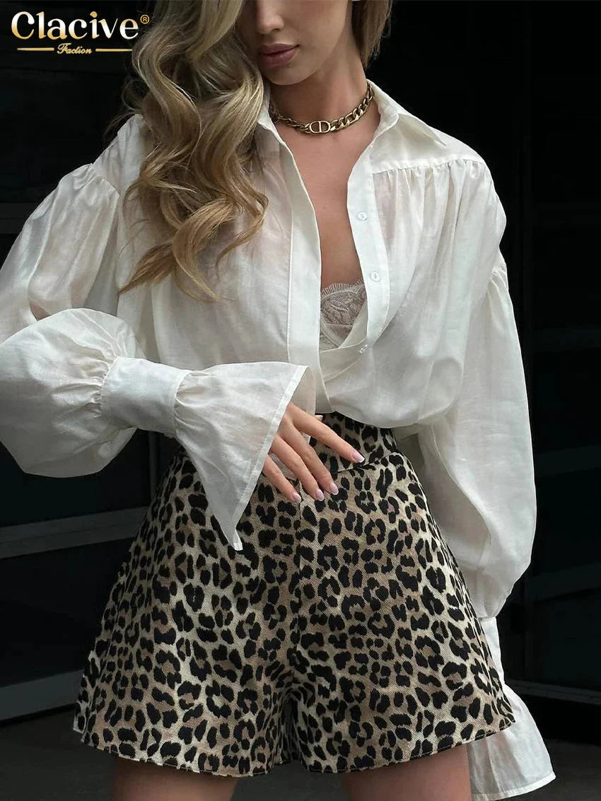Stilla | Kvinders Volan Fashion Designer Krave Lanterne Lange Ærmer Toppe