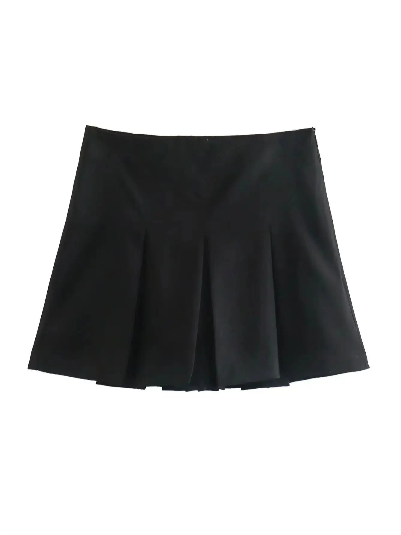 Stilla | Kvindernes Ruffles Plisseret Mode Designer Mini Nederdele (korte)