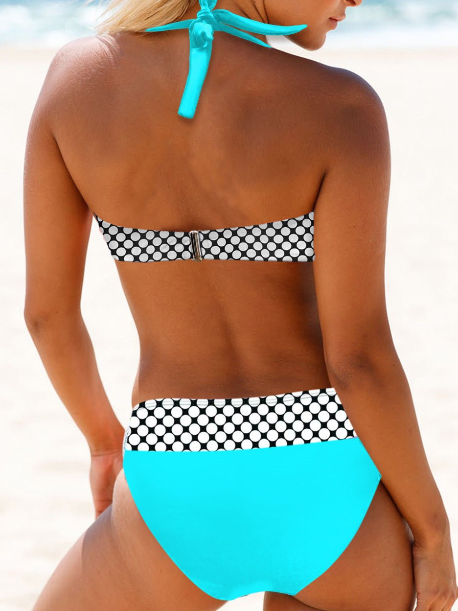 Stilla | Kvinders Badetøj Print Halter Bikini to Delt Badedragt