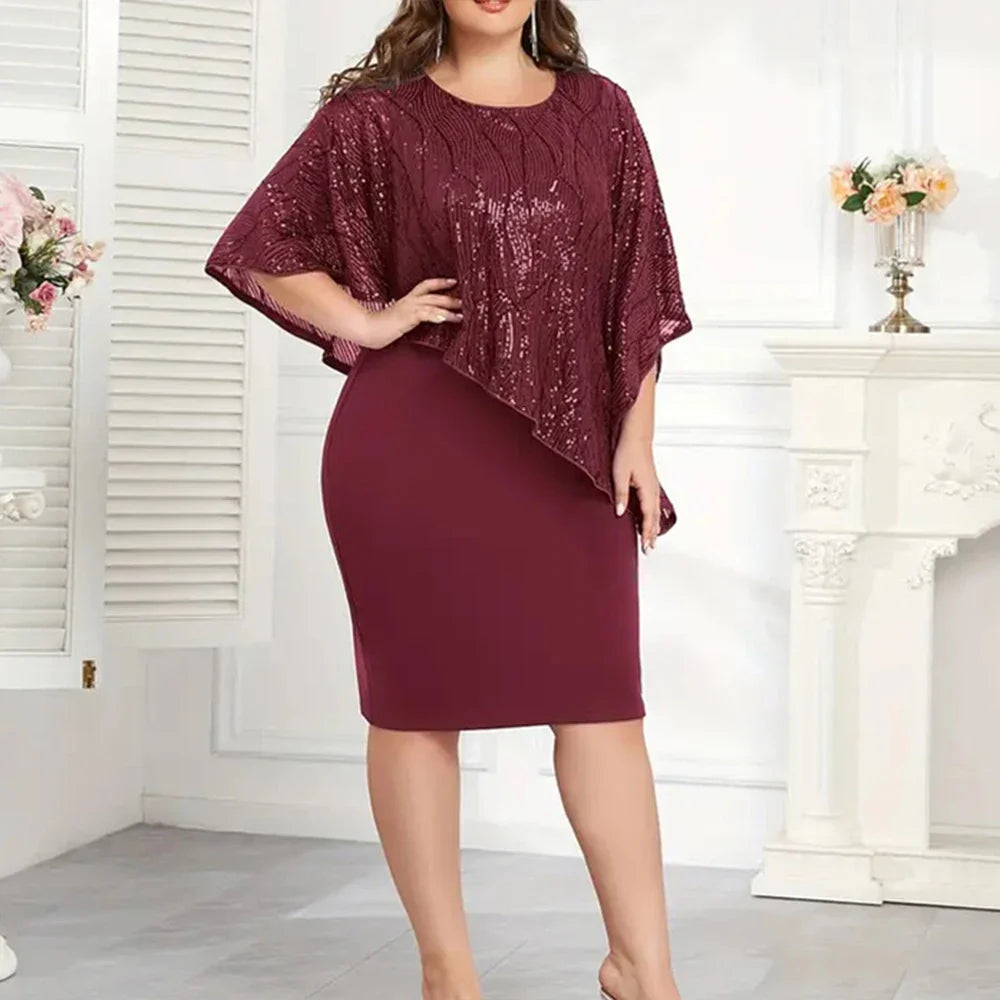 Stilla | Kvinders Tunikafashion Designer 2 5xl Bodycon Midi Kjoler (plus Størrelse)