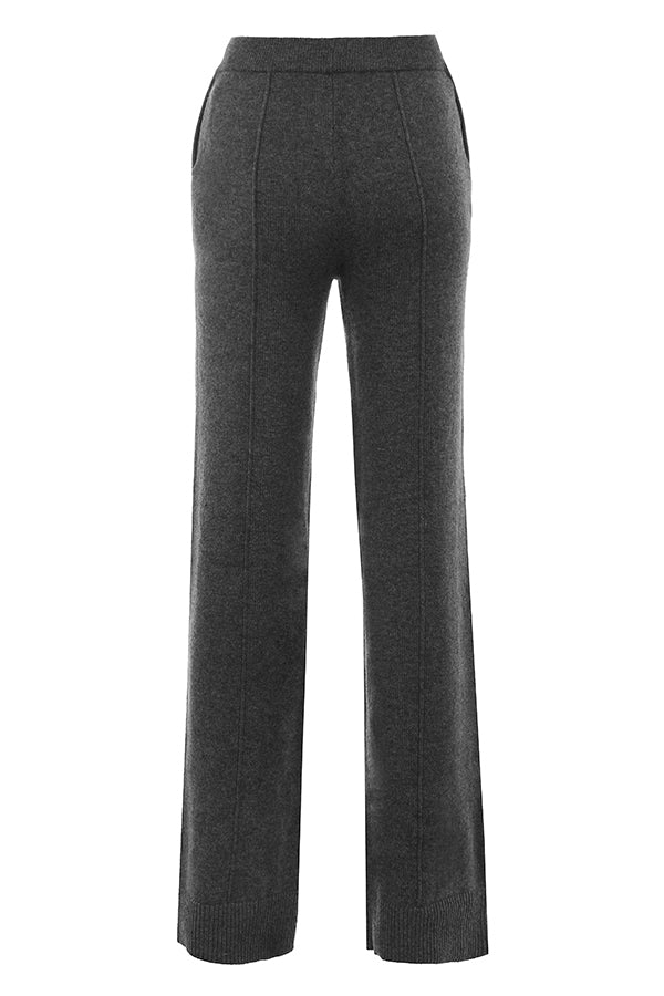 Stilla | Antracitfarvet Kashmir Mix Bralette Med Bukser