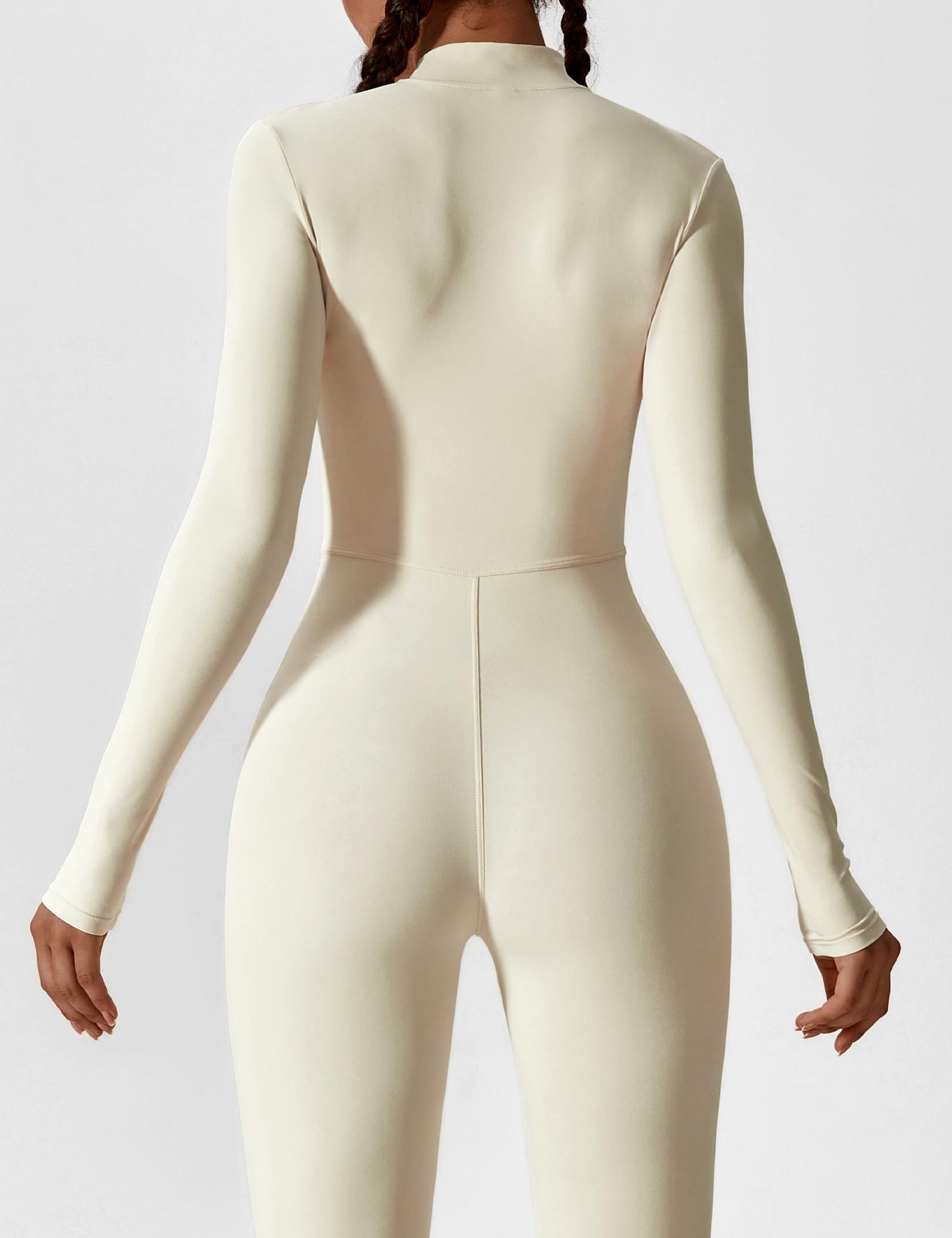 Stilla | Langærmet Zip up Jumpsuit