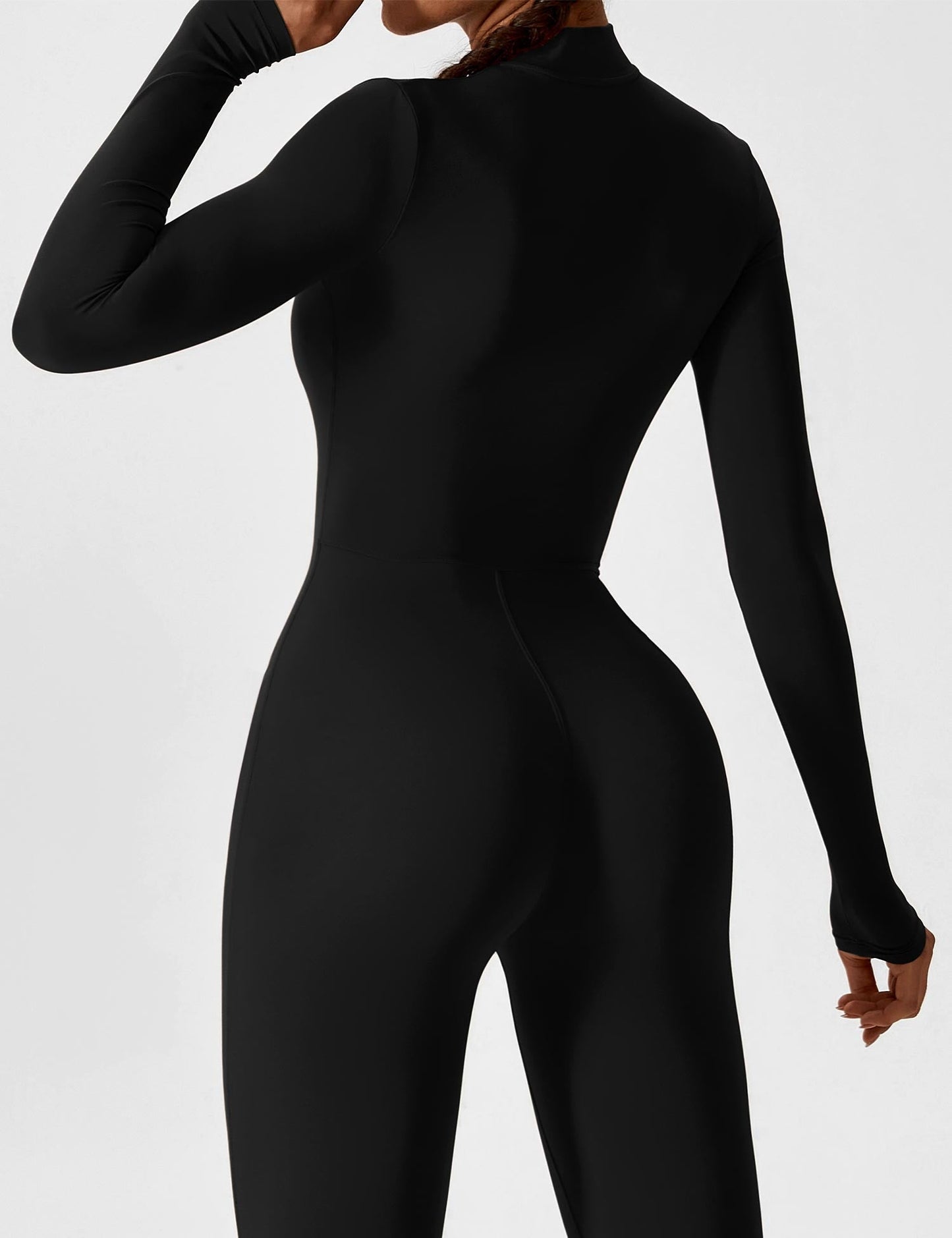 Stilla | Langærmet Zip up Jumpsuit