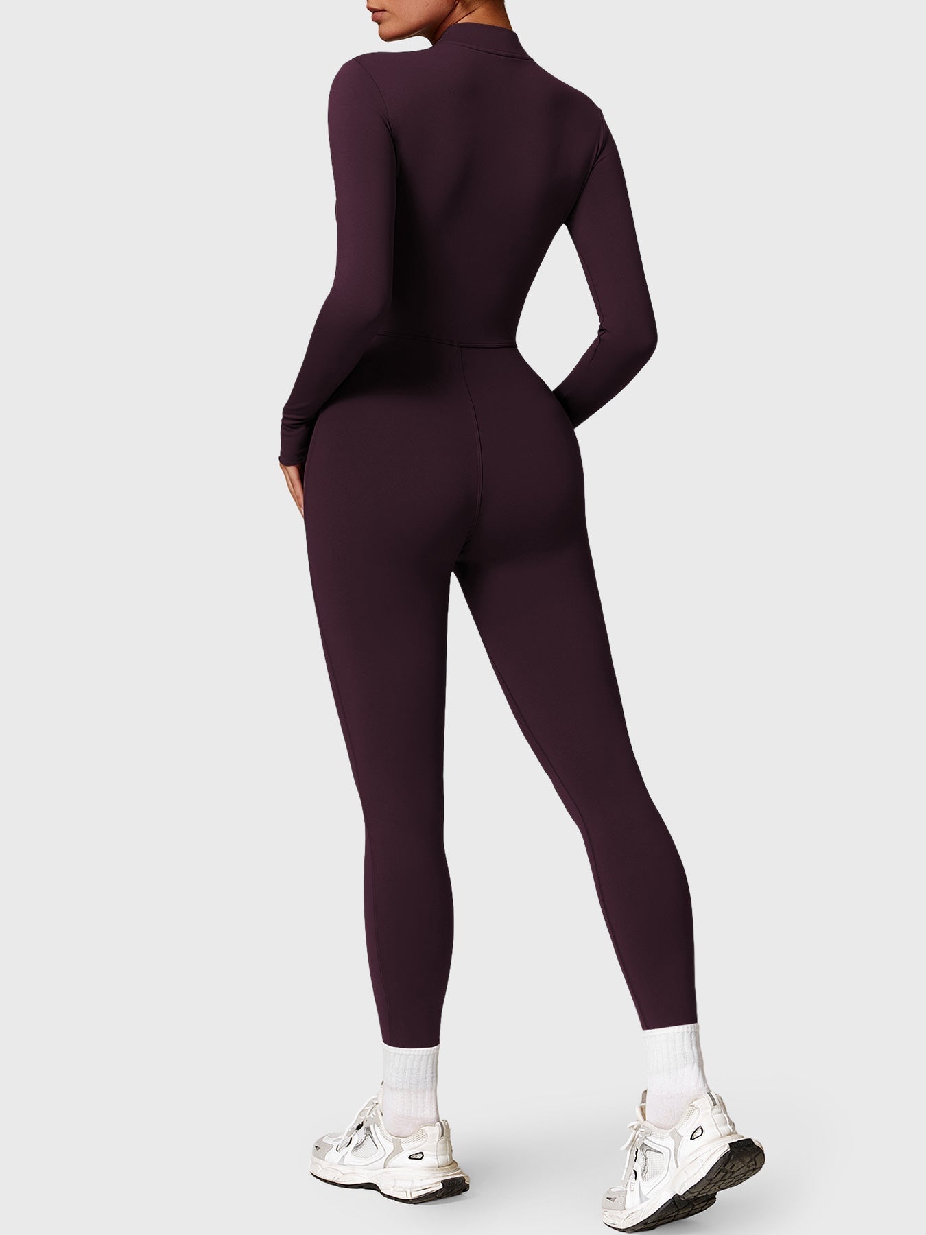 Stilla | Langærmet Zip up Jumpsuit