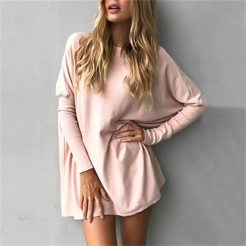 Stilla baggy sweater i oversize
