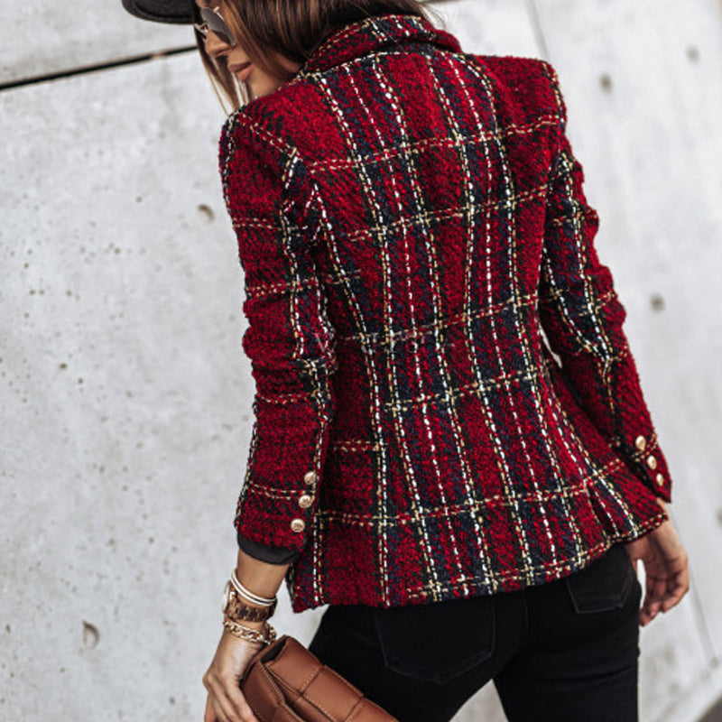 Stilla Good Catch dobbeltradet ternet blazer