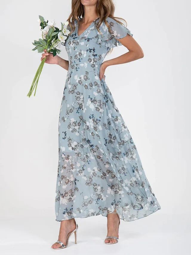 Stilla | Langærmet Blomsterkjole Julie