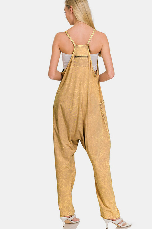 Stilla | Spaghetti Strop Jumpsuit Med Lommer