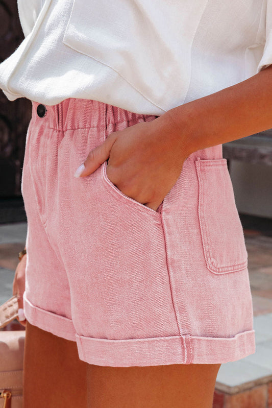 Stilla | Talje Denim Shorts