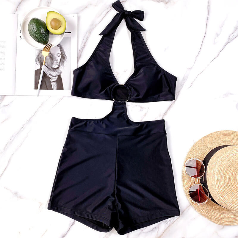 Stilla | Badedragt Stil Jumpsuit Med Forførelse Ring