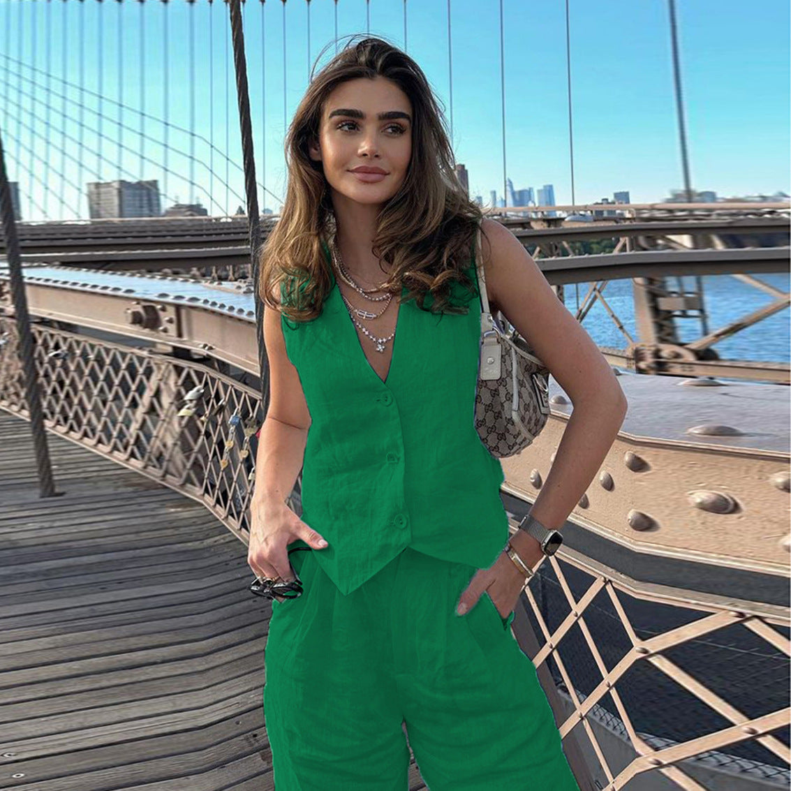 Stilla | Sæt Vest Og Damebukser Candice