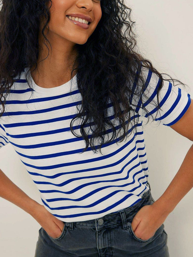 Stilla | Stribet T Shirt