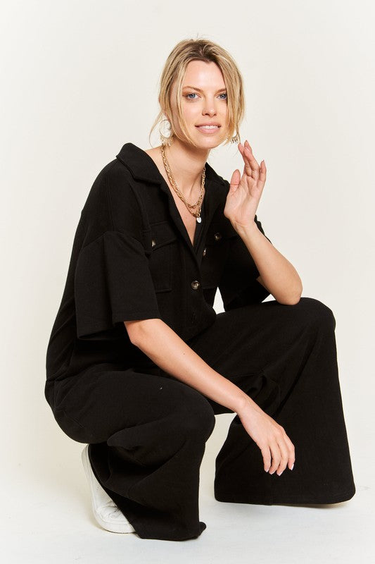 Stilla | Kravebluse Bred Ben Jumpsuit