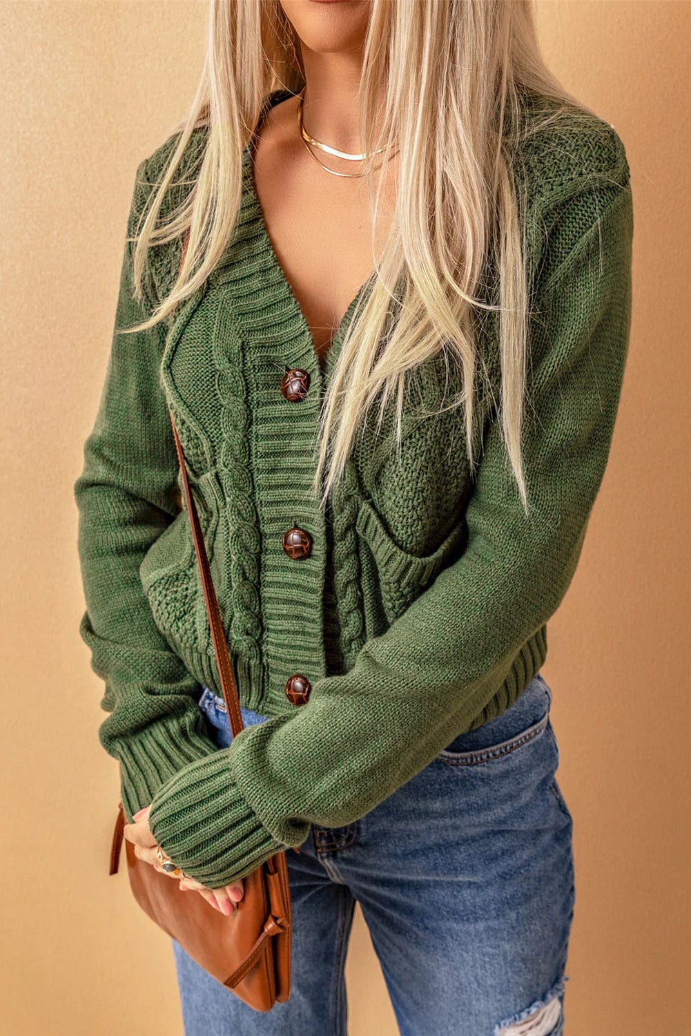 Stilla | Chunky Strikcardigan med Knapper Varm & Tidløs Perfekt til Lag-på-lag