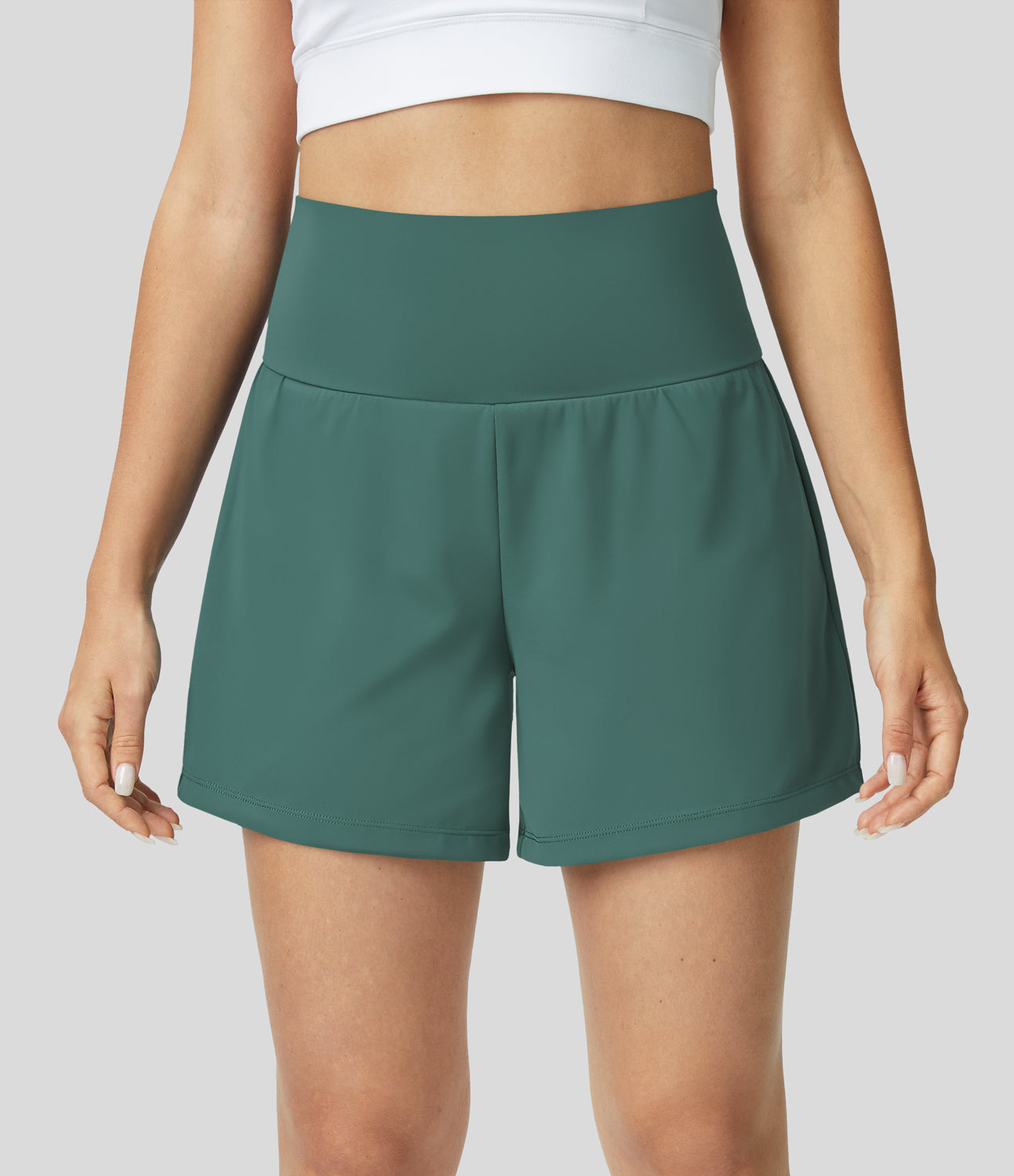 Stilla | Yoga Shorts Med Høj Talje