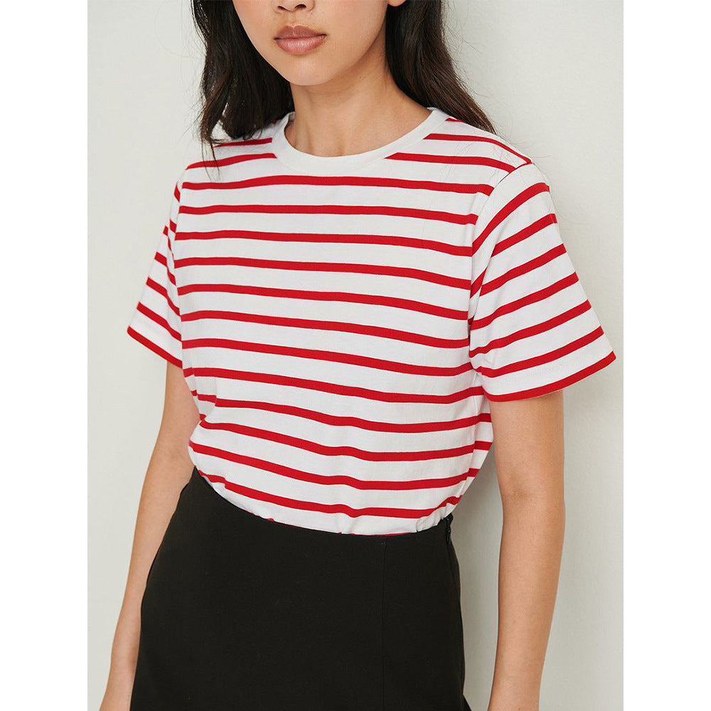 Stilla | Stribet T Shirt