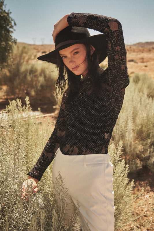 Stilla | Femme Floral Lace Mesh Bodysuit