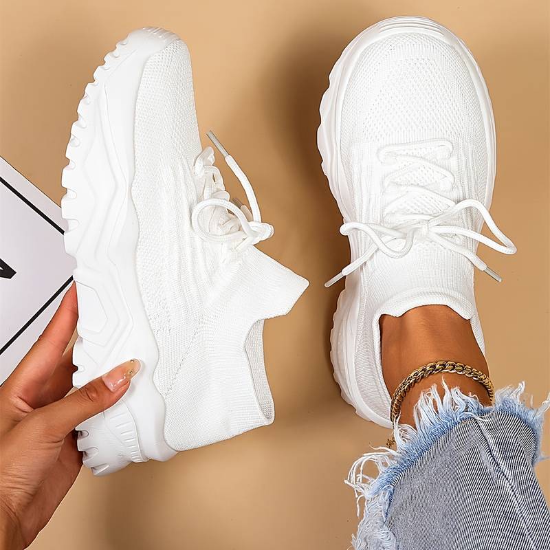 Stilla | Stilfulde Hvide Sneakers