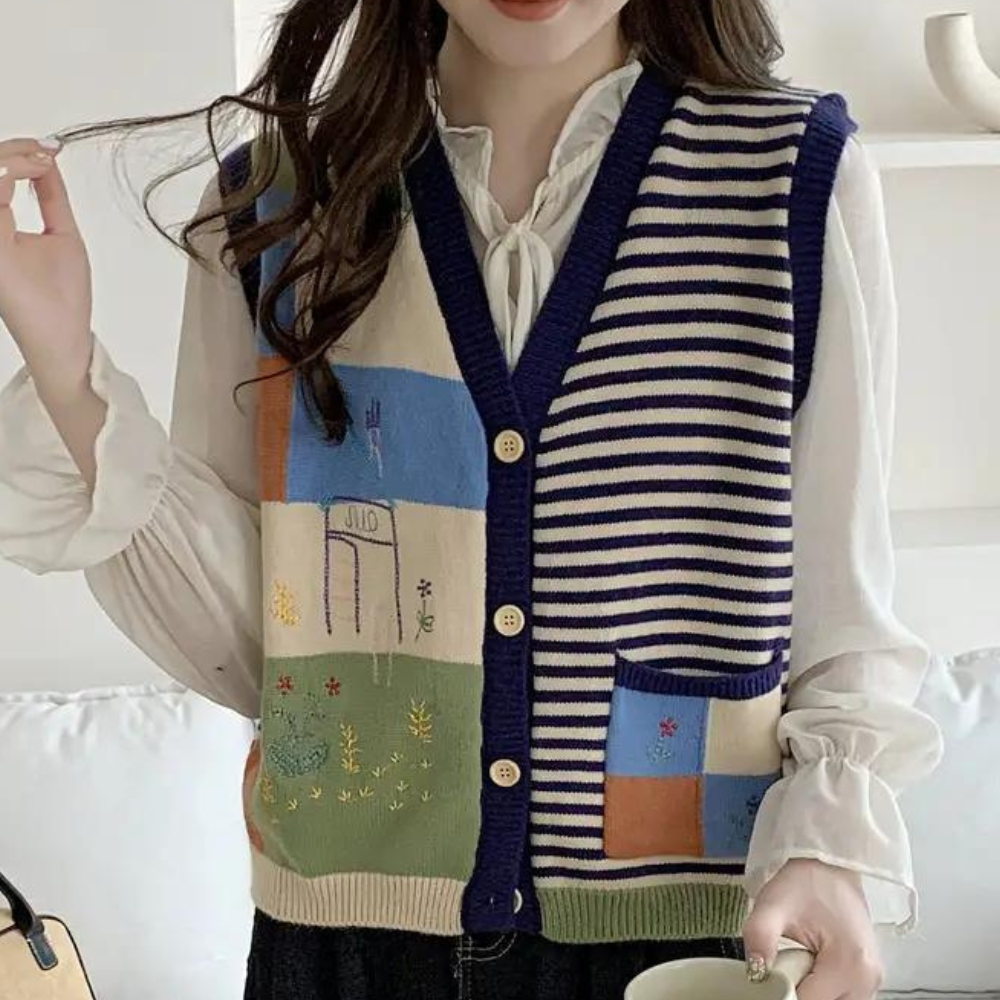 Stilla | Stilfuld Strikket Vest til Damer