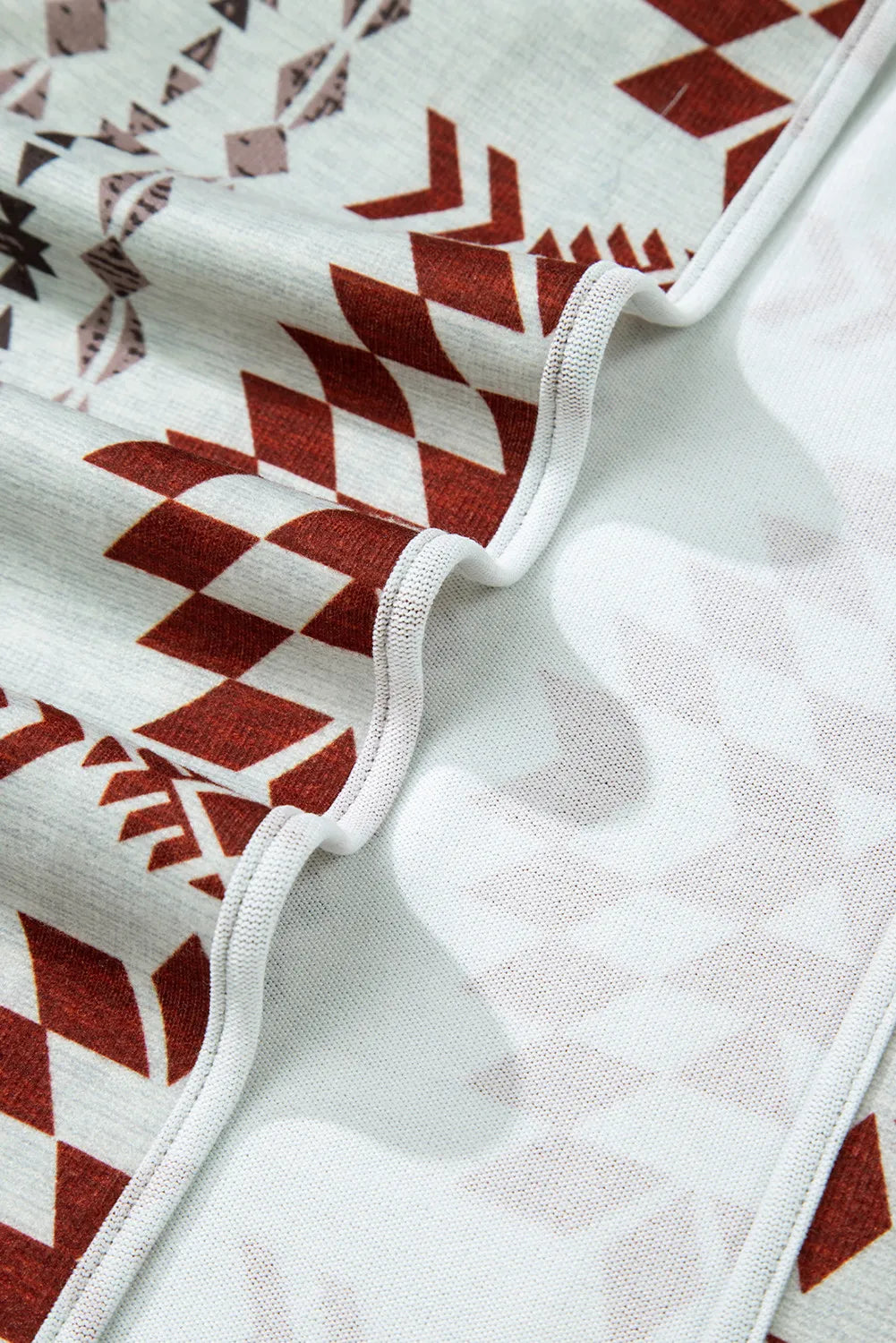 Stilla | Geometrisk Cache Maillot Med Åben Forside og Lange Ærmer