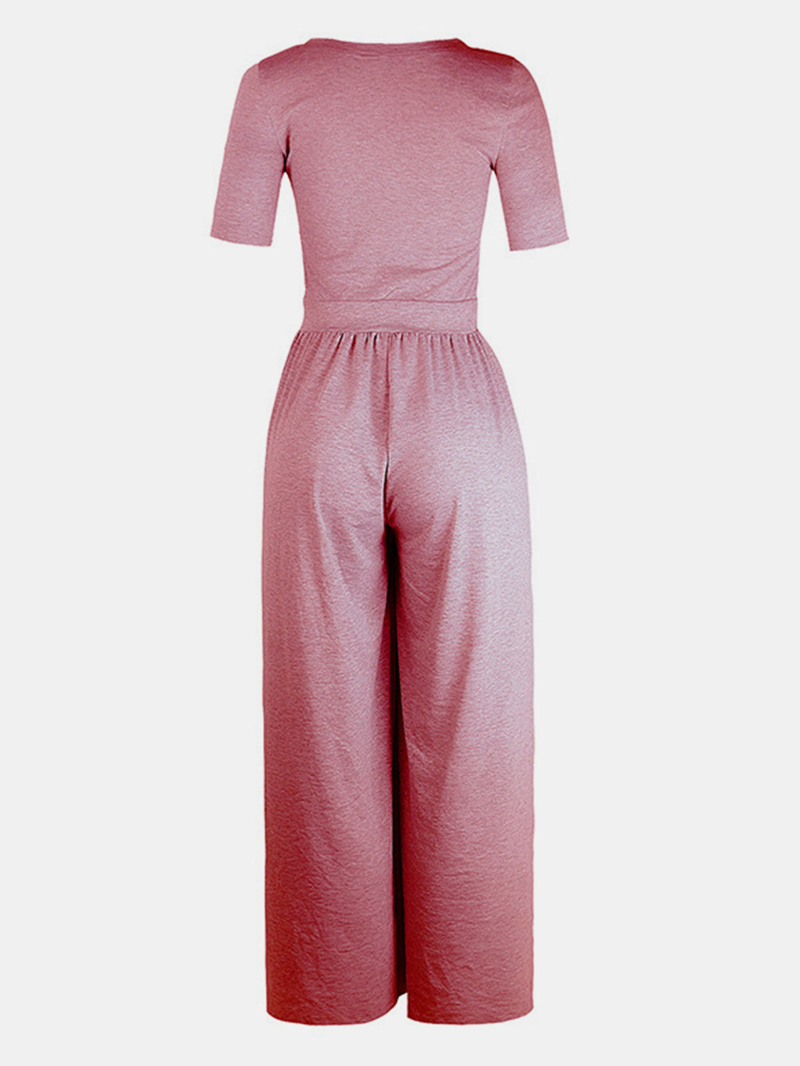 Stilla | Hals Korte Ærmer Jumpsuit