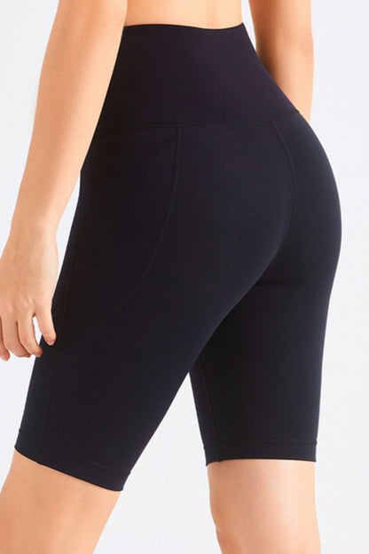 Stilla | Like Skin Elastisk Livrem Lomme Biker Shorts