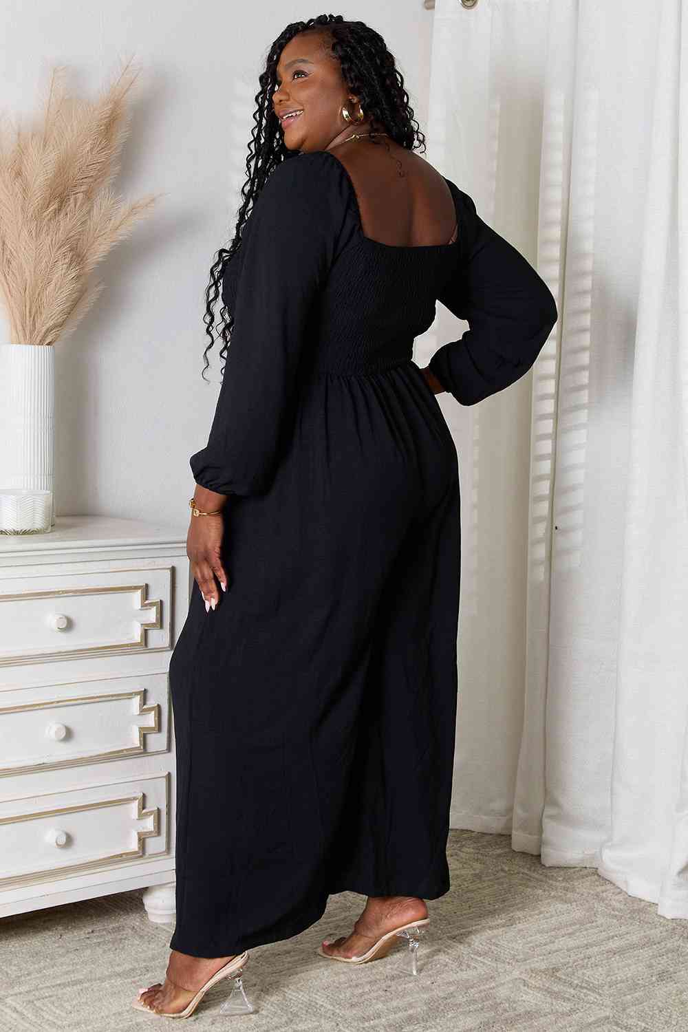 Stilla | Tag Square Neck Jumpsuit Med Lommer