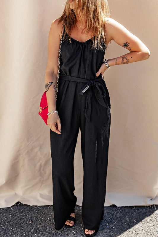 Stilla | V-hals Spaghetti Strop Jumpsuit