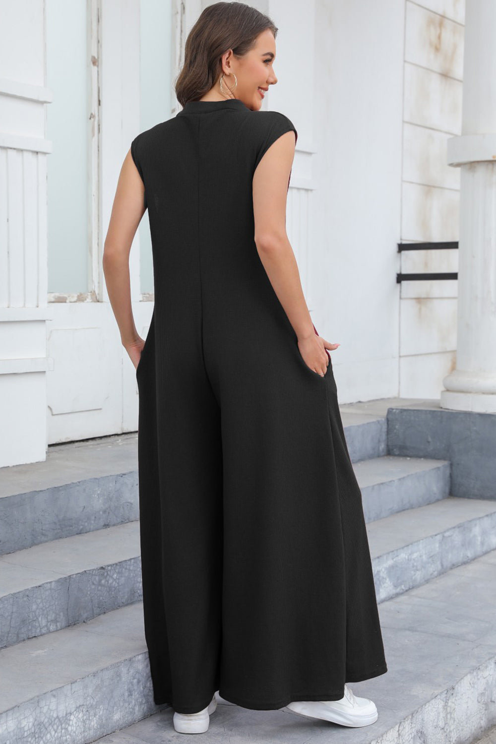 Stilla | Knap Bred Ben Jumpsuit Med Lommer