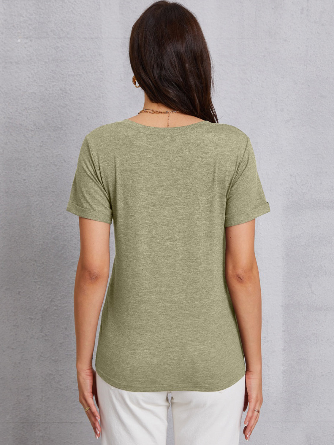 Stilla | Kan Gøre Denne Kaffe V-hals Kort Ærmet T-shirt