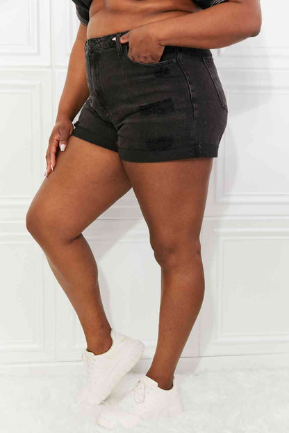 Stilla | Full Size Maeve Høj Talje Denim Shorts