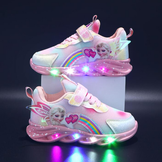 Stilla | Skinnende Luminous Sneakers