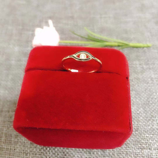 Dame ring med stilfuldt øje-design Stilla