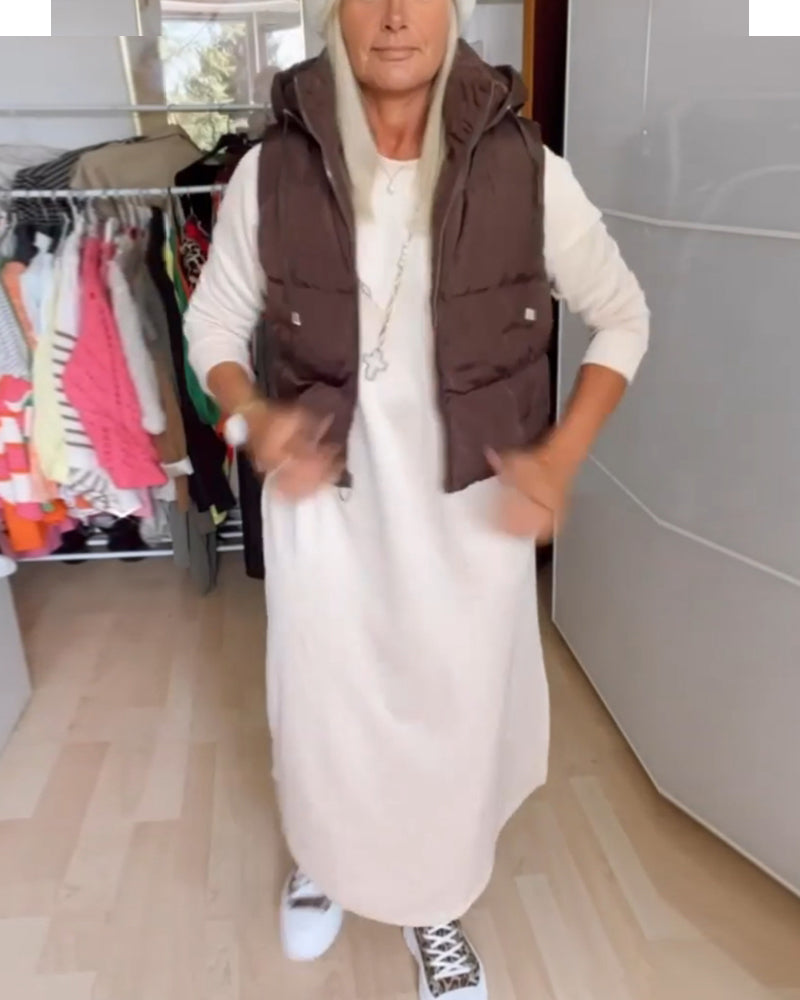 Stilla | Veste med hætte