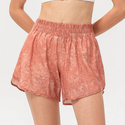 Stilla | Løse Åndbare Løbe Træningsshorts Hurtigtørrende Yoga Fitness Shorts Med Anti Udblæsning Foring