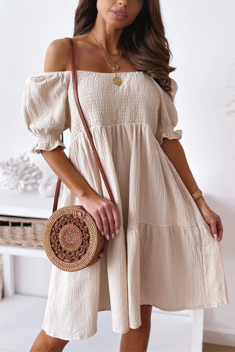 Stilla | Nyd Dage Off Shoulder Mini Kjoler