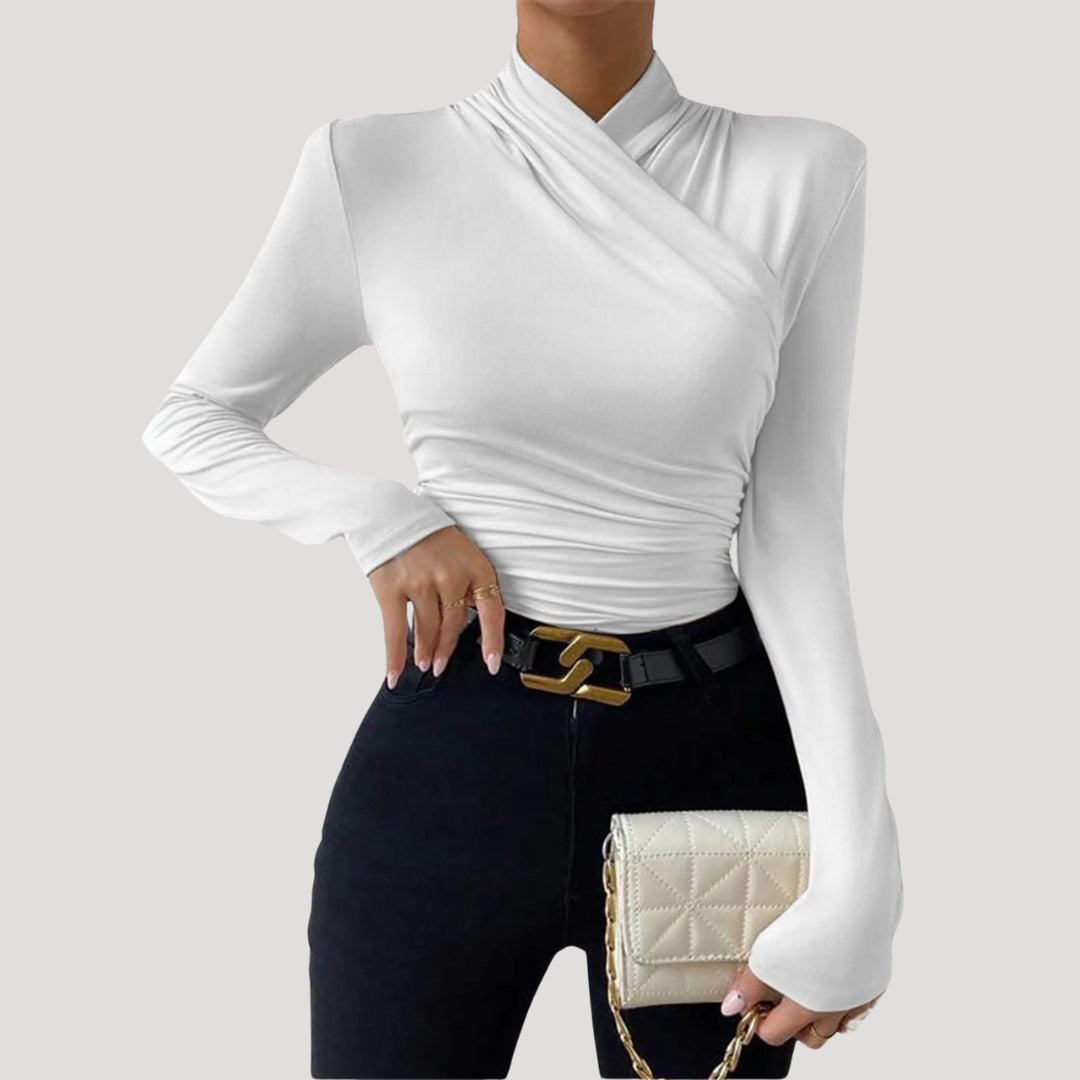 Stilla | Kvinder Rynket Crossover Top